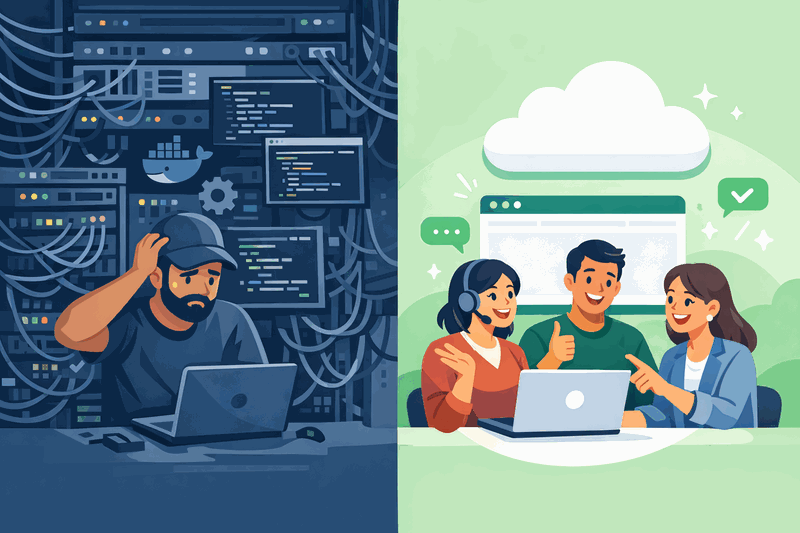 Self-hosted complexity vs managed simplicity