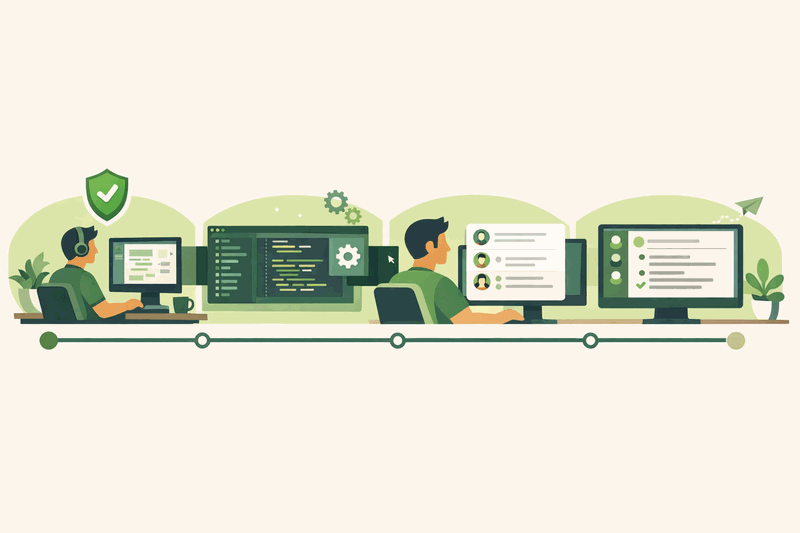 Engineering team daily focus workflow