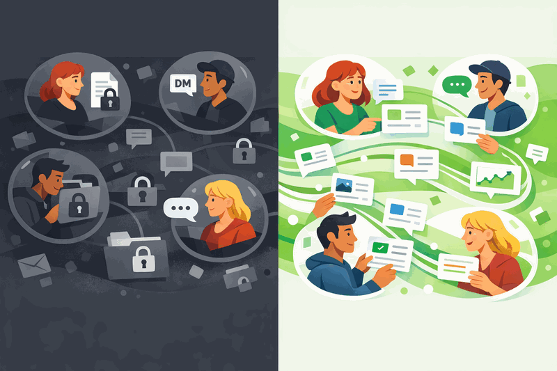 Knowledge silos vs free-flowing public information
